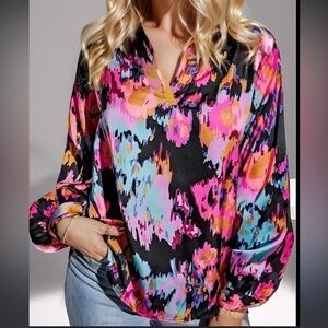 Vibrant Multicolor Women's Top